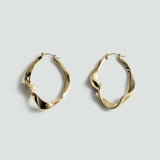 Mango earrings juana in gold