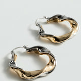 Mango earrings jael in gold