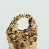 Mango handbag palmira in gold