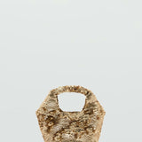 Mango handbag palmira in gold