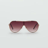 Mango sunglasses agusta in gold