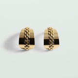 Mango earrings lima in gold