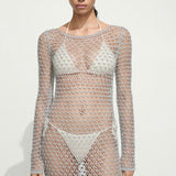 Mango dress domigu in silver