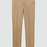 Mango trousers mayol in beige