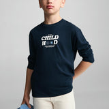 Mango t-shirt child in navy