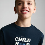 Mango t-shirt child in navy