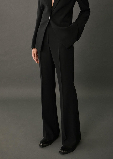 Mango trousers iguana in black
