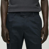 Mango trousers jon in midnight blue