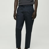 Mango trousers jon in midnight blue