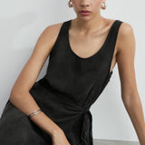 Mango dress tofe in anthracite