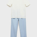 Mango pyjama classic in celestial