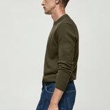 Mango sweater lotus in khaki