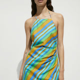 Mango dress stripi in carpet