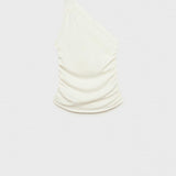 Mango top nina in raw-unbleached