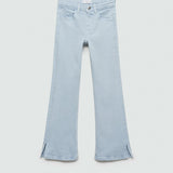 Mango jeans flarexl in porcelain