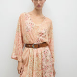 Mango dress cuca in raw-unbleached