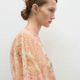 Mango dress cuca in raw-unbleached