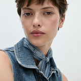 Mango dress ashley in medium denim