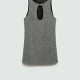 Mango dress paris in grey