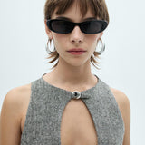 Mango dress paris in grey