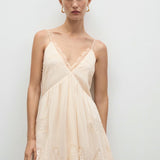 Mango dress kate in beige