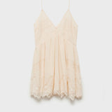 Mango dress kate in beige