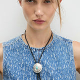 Mango dress beau in medium denim