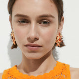 Mango dress paloms in orange
