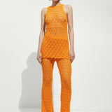 Mango dress paloms in orange