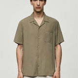 Mango shirt luce in mole