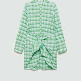 Mango dress ane in green