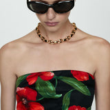 Mango dress matis in black