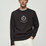 Mango sweatshirt refuge in purple brown