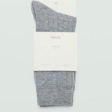 Mango socks cas in medium vigore grey