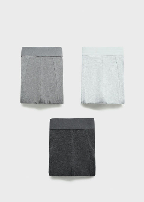 Mango boxers trigrey in grey