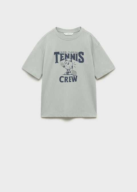 Mango t-shirt esen2 in pearl