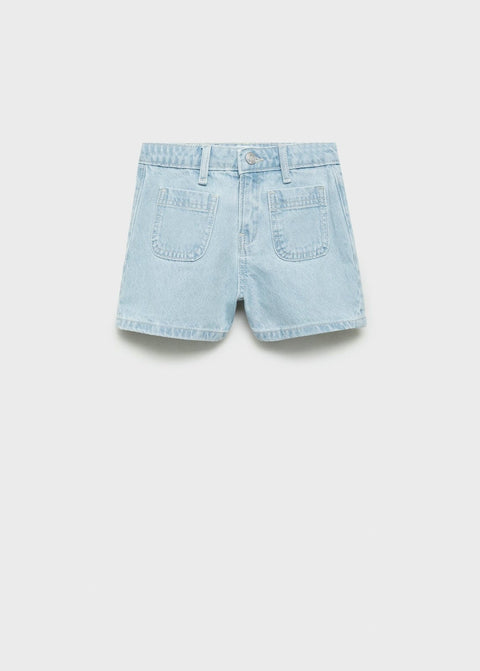 Mango shorts harriet in light denim