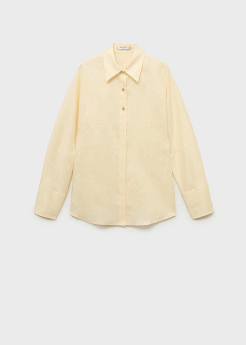 Mango shirt sofie in vanilla