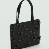 Mango handbag garden in black