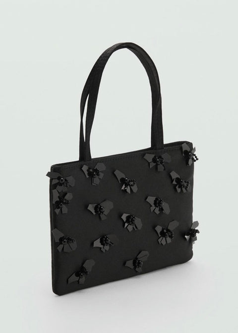 Mango handbag garden in black