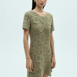 Mango dress mouse in khaki
