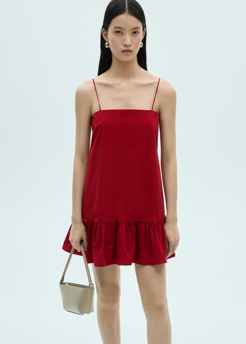 Mango dress plas in red