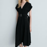 Mango dress bassett in black