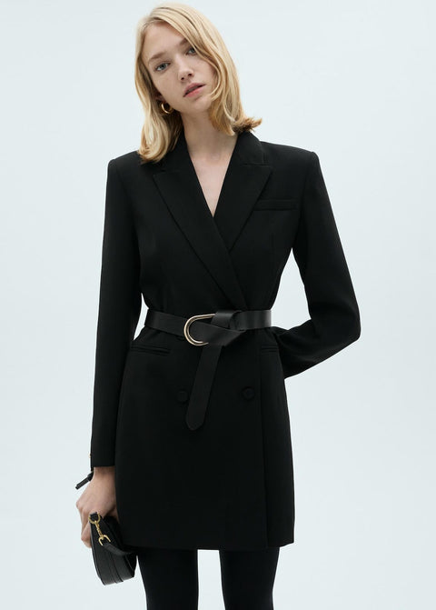 Mango dress loida in black