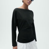 Mango dress swan in black