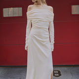 Mango dress smokey in white