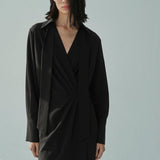 Mango dress lana in black