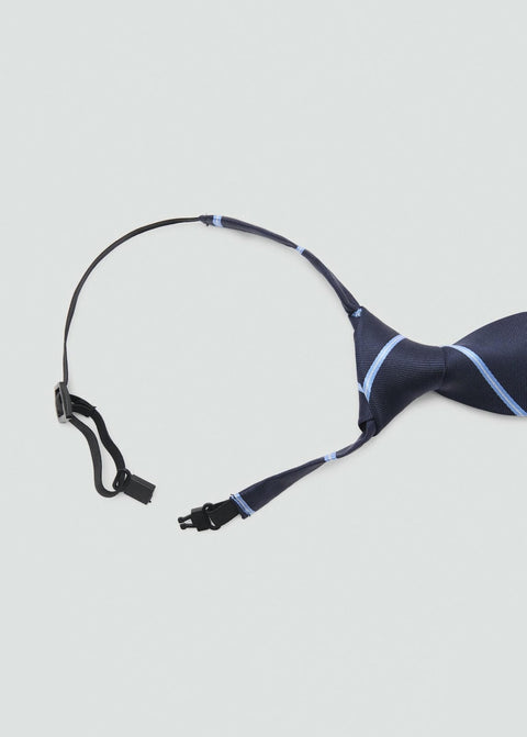 Mango tie stripes in navy