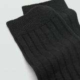 Mango socks cas in black