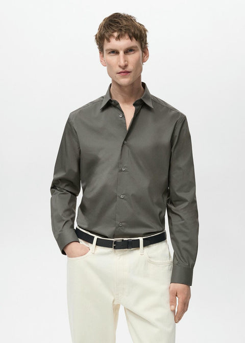 Mango shirt play in grey